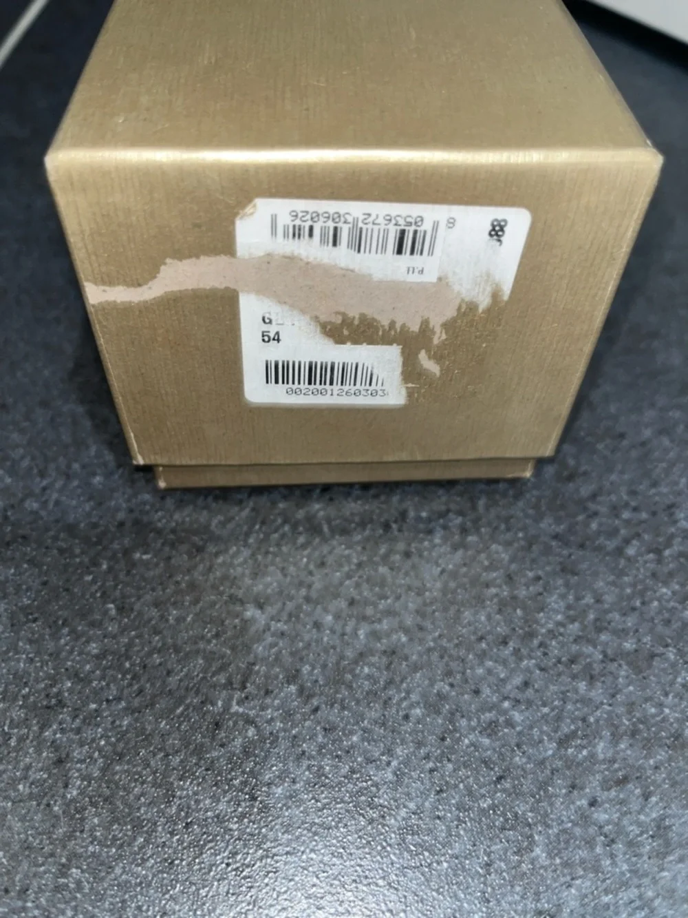 Versace Metallic Gold Logo Glasses Box